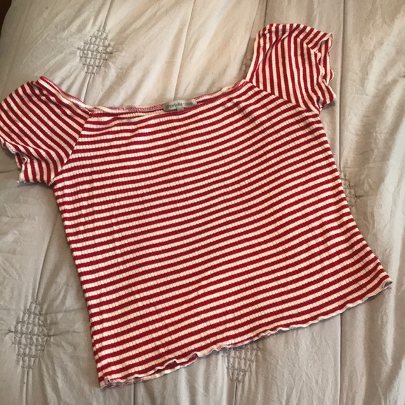 Striped crop top - Picture 1 of 4